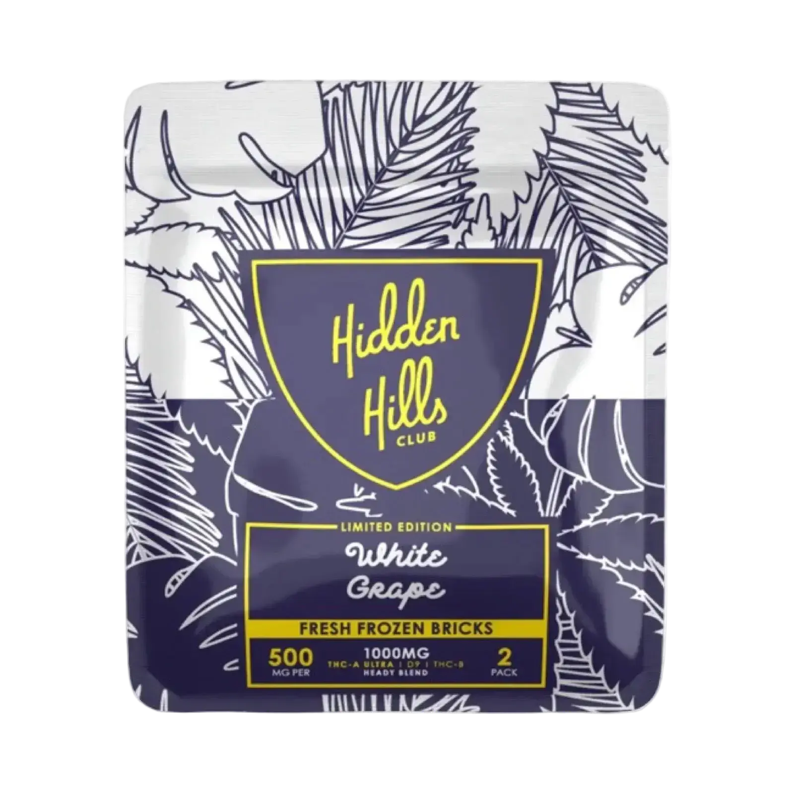 1000mg THCa Gummies | White Grape