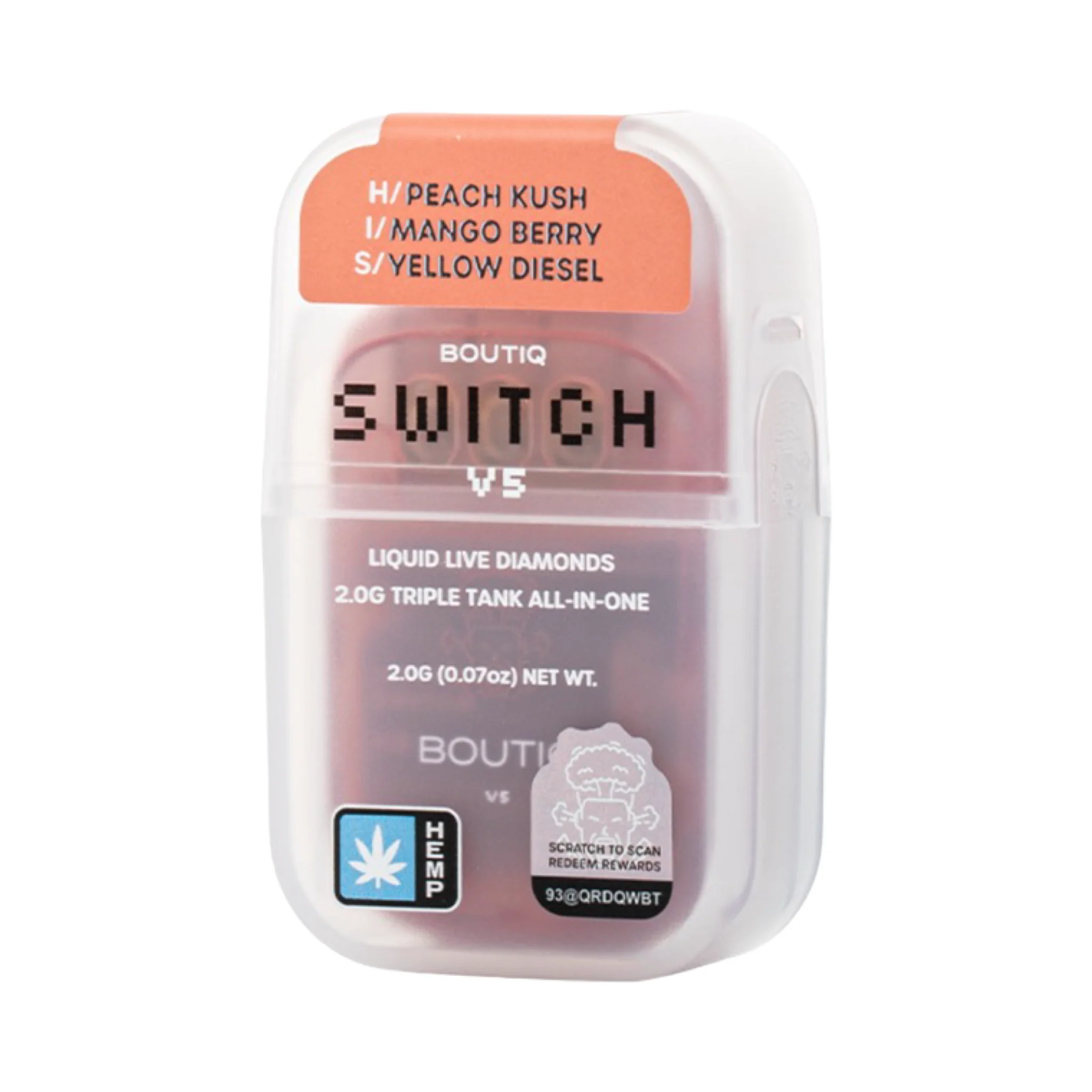 Boutiq Switch - 2G - V5 Liquid Live Diamonds Triple Tank - Image 15
