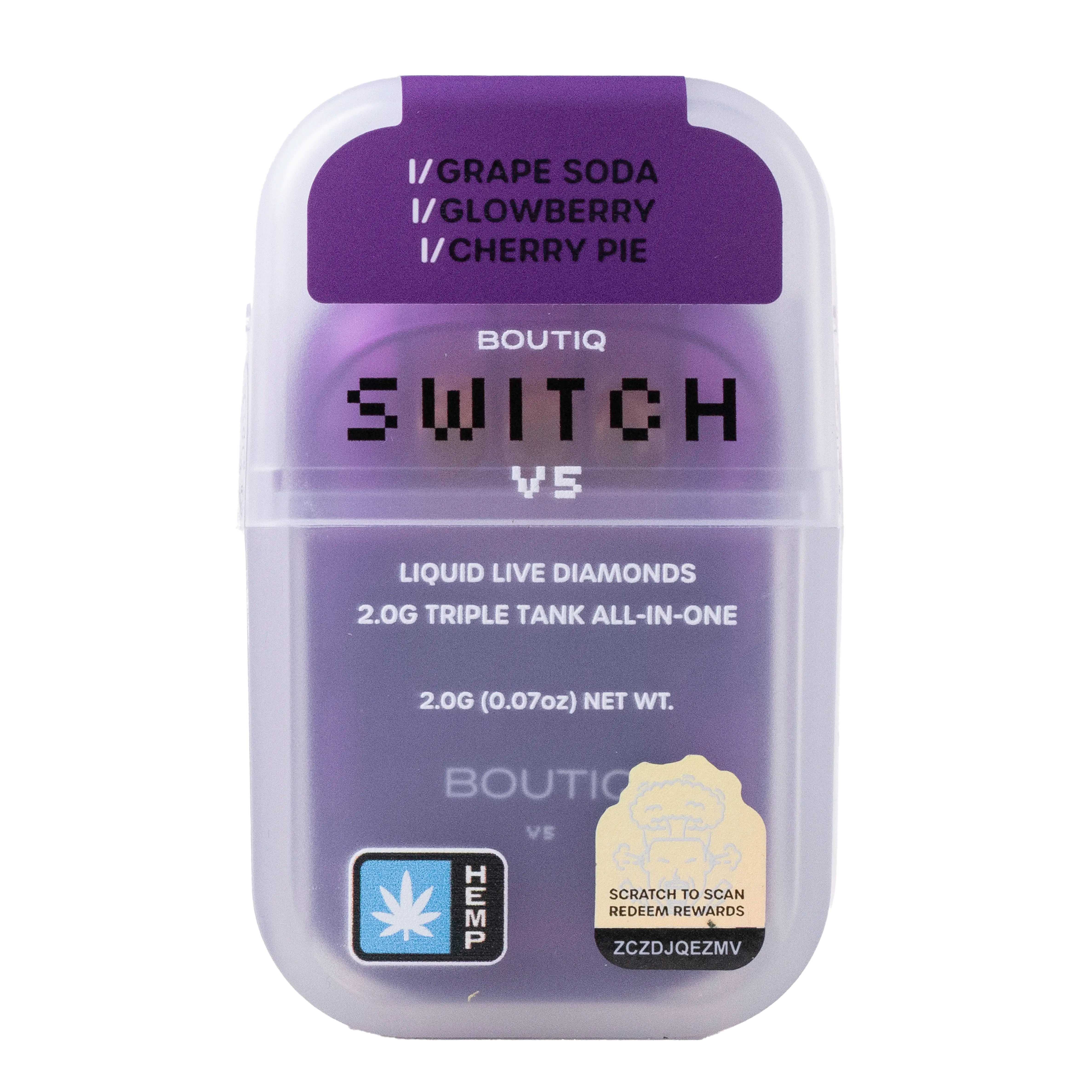 Boutiq Switch - 2G - V5 Liquid Live Diamonds Triple Tank - Image 18