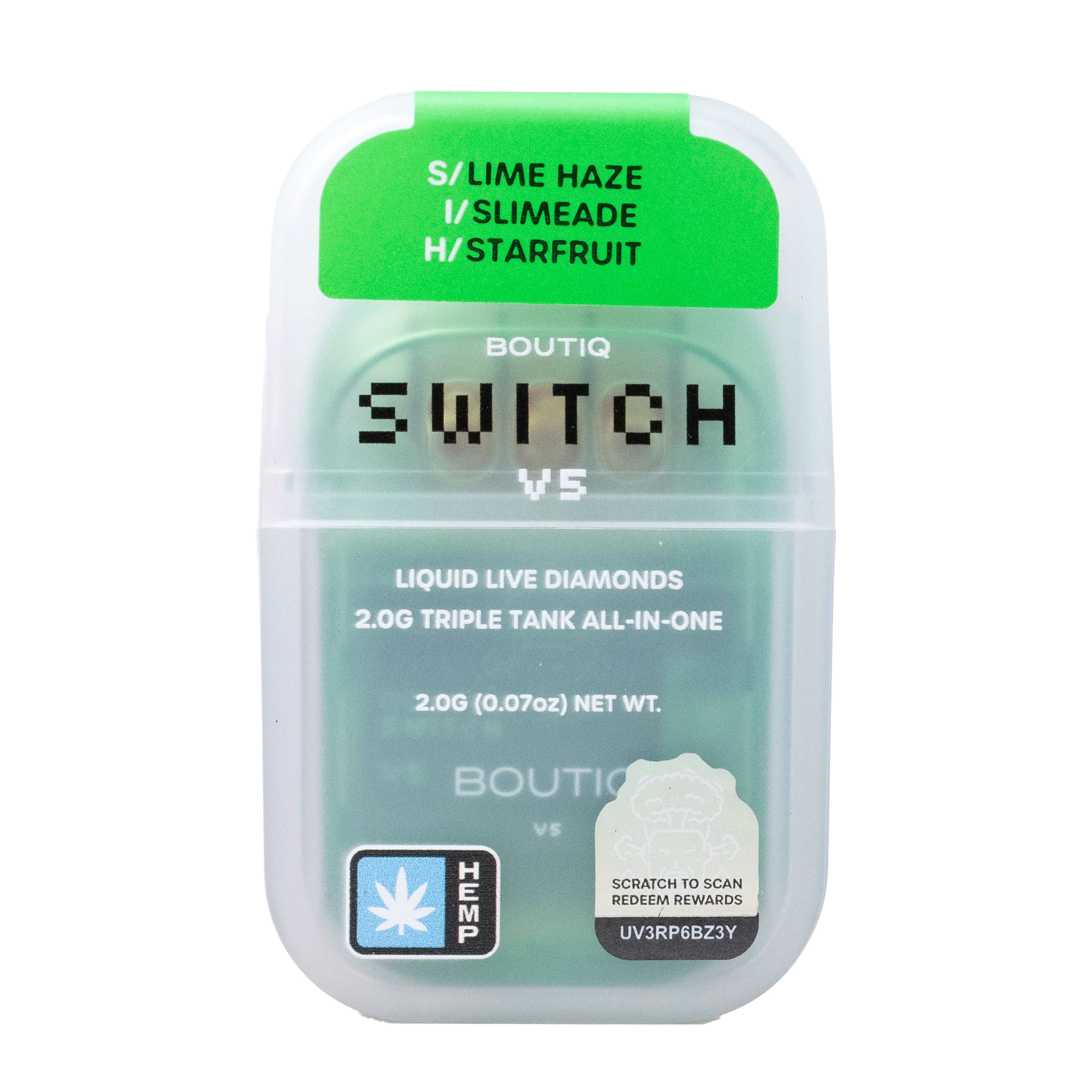 Boutiq Switch - 2G - V5 Liquid Live Diamonds Triple Tank - Image 19