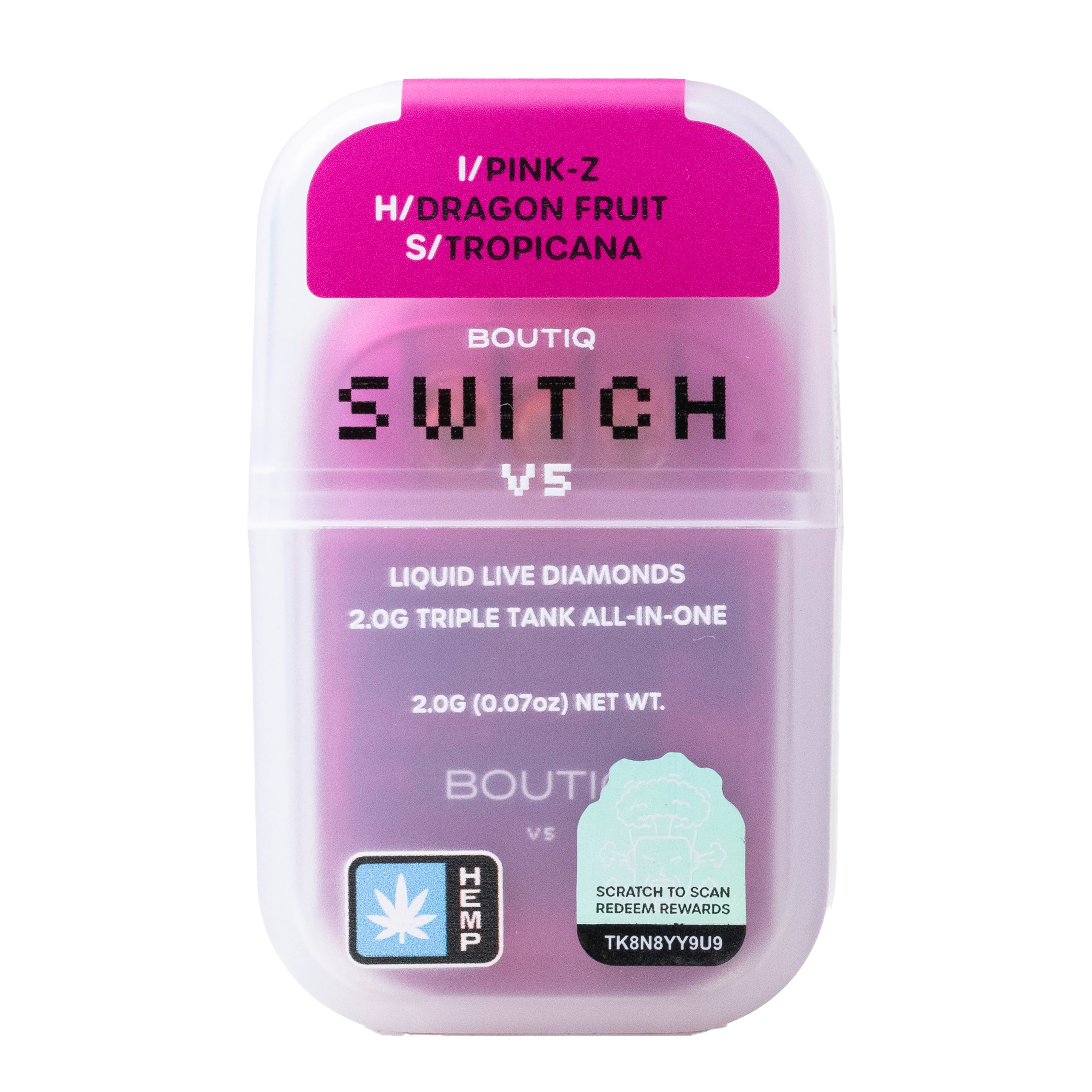 Boutiq Switch - 2G - V5 Liquid Live Diamonds Triple Tank - Image 20