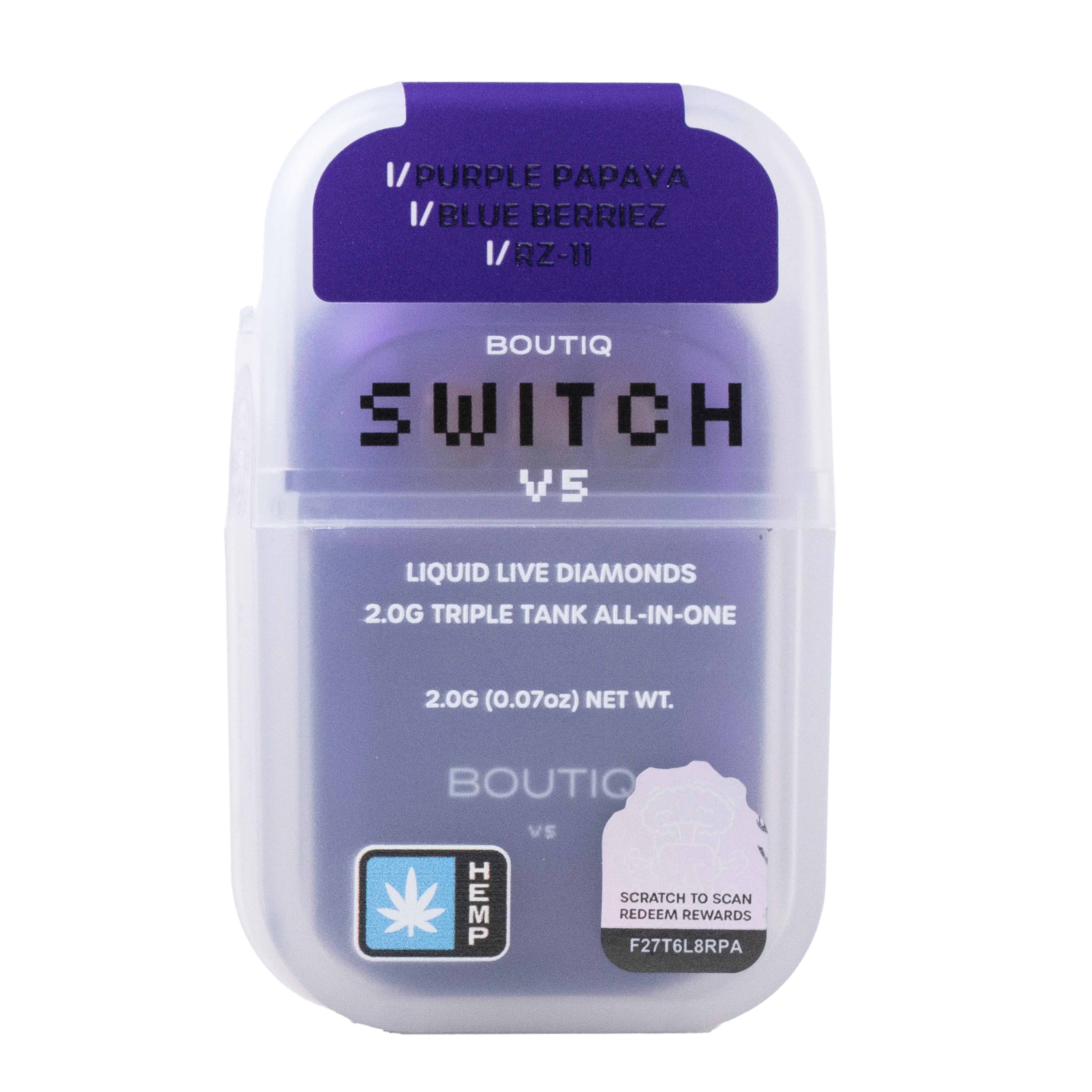 Boutiq Switch - 2G - V5 Liquid Live Diamonds Triple Tank - Image 21