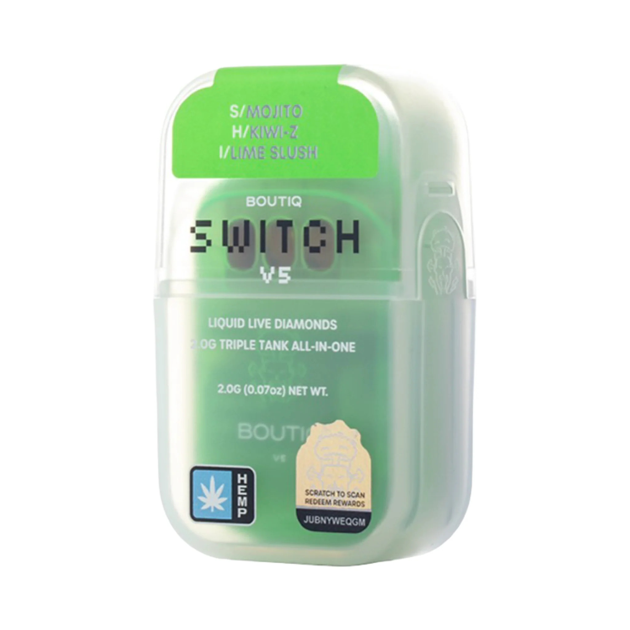 Boutiq Switch - 2G - V5 Liquid Live Diamonds Triple Tank - Image 3