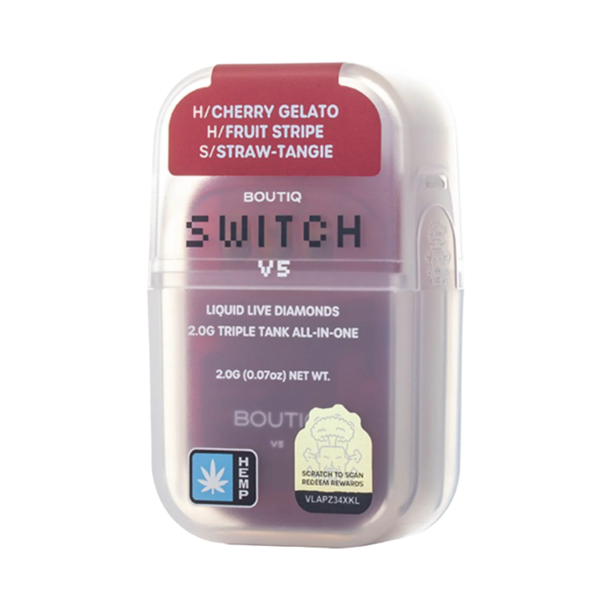 Boutiq Switch - 2G - V5 Liquid Live Diamonds Triple Tank - Image 5