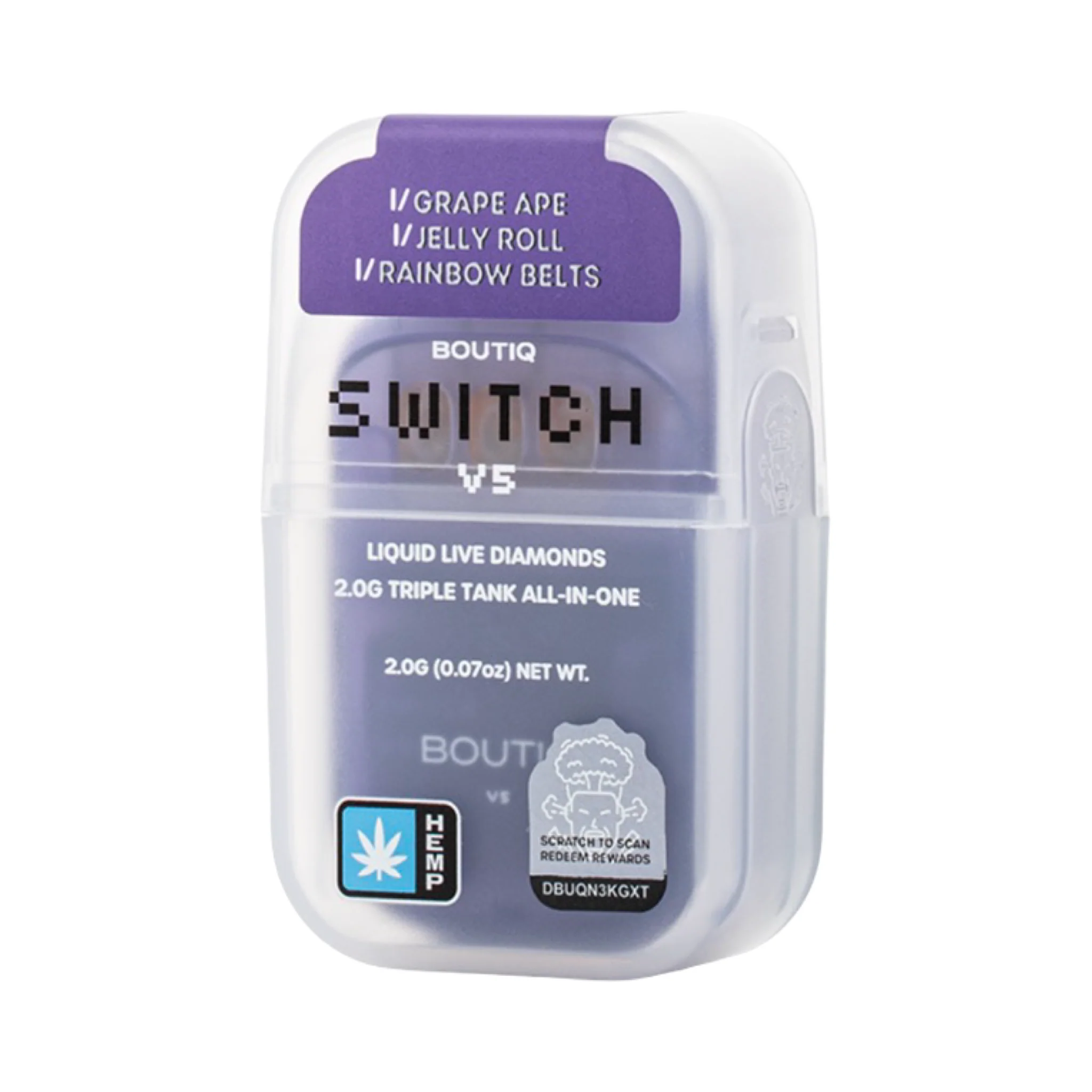 Boutiq Switch - 2G - V5 Liquid Live Diamonds Triple Tank - Image 6