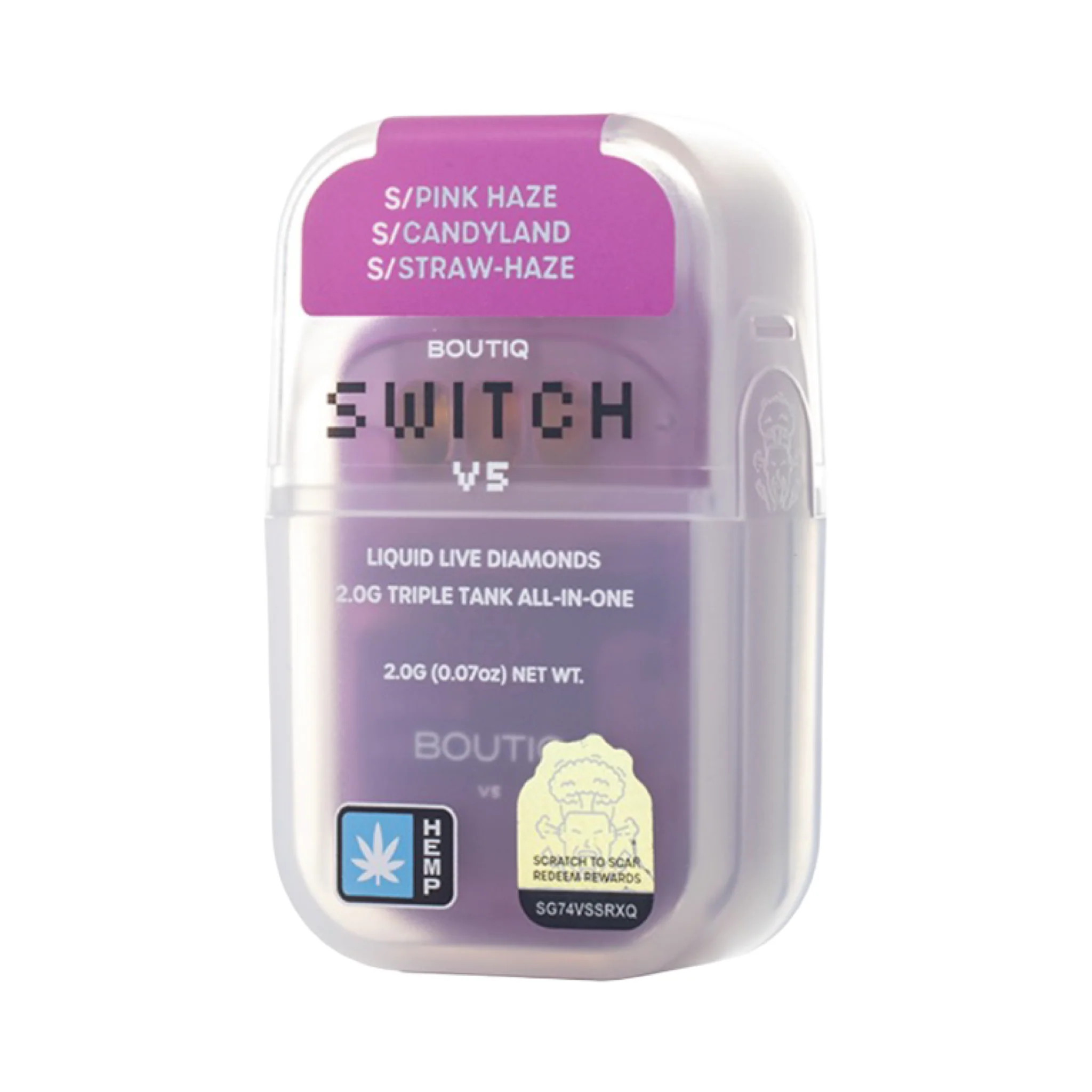 Boutiq Switch - 2G - V5 Liquid Live Diamonds Triple Tank - Image 7