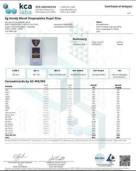2g Liquid Diamond Disposable Royal Glue | Indica - Image 2