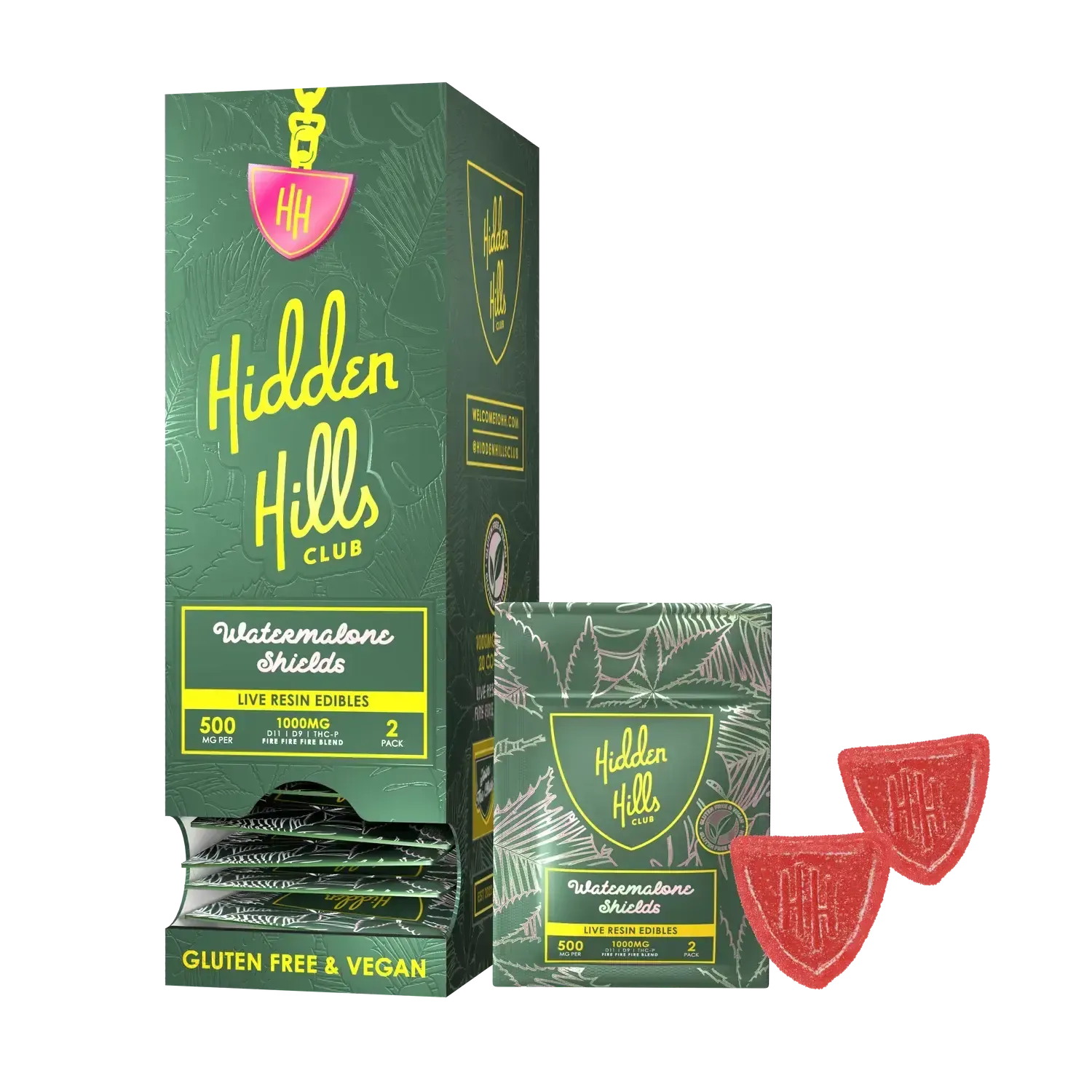 Live Resin Gummies Watermalone Shield