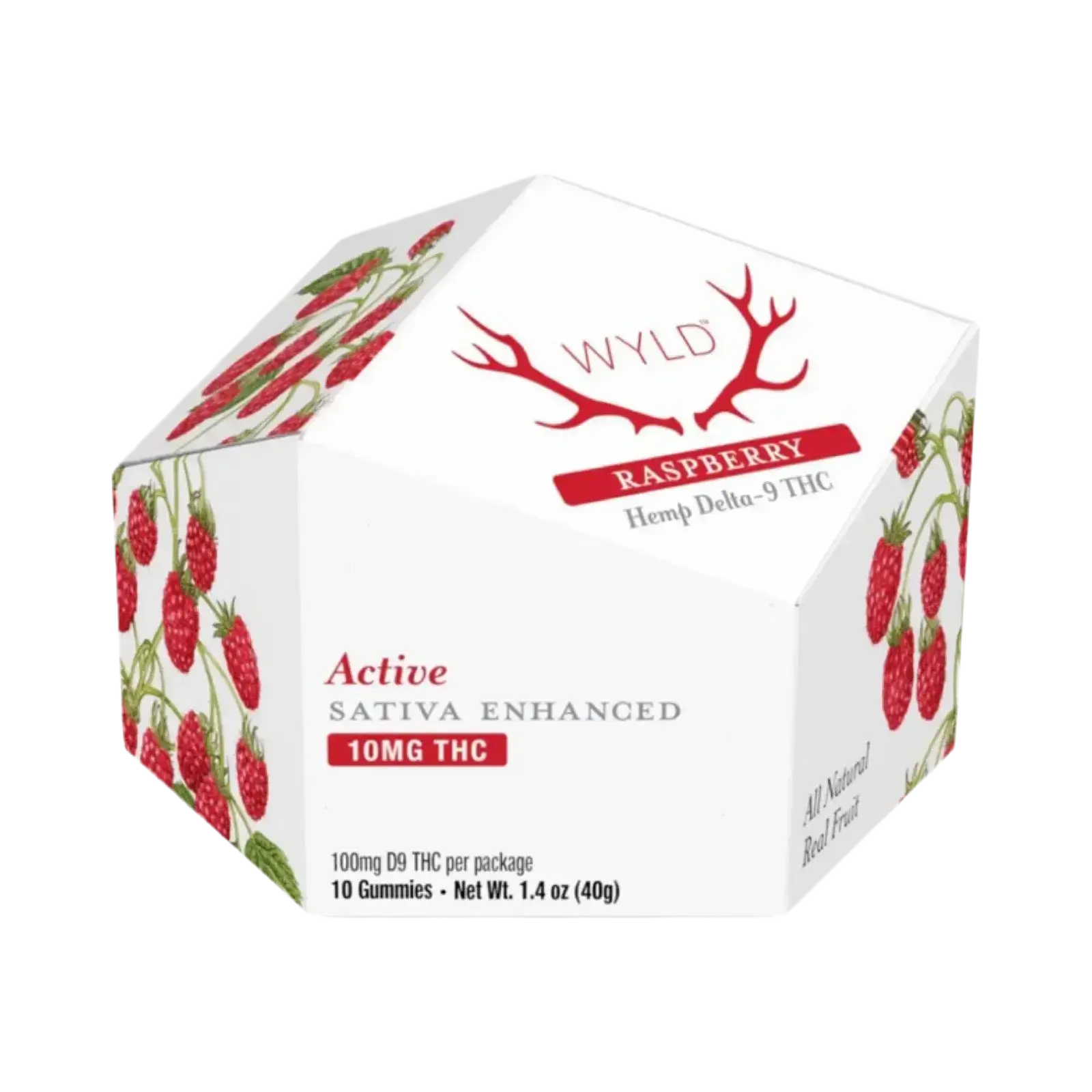 Wyld Delta 9 Gummies Raspberry | Sativa